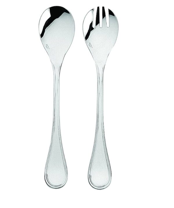 Juego servidor de ensalada de acero inoxidable Degrenne - Imagen 2