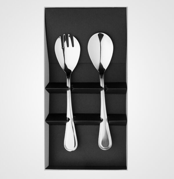 Juego servidor de ensalada de acero inoxidable Degrenne